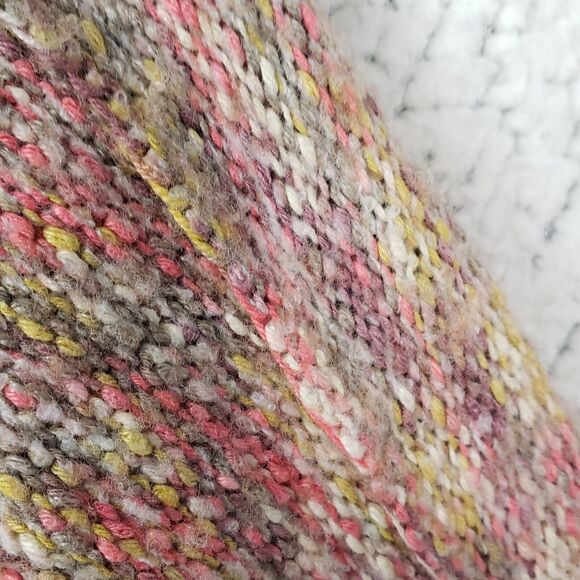 Pilcro Anthropologie Deep V Sweater Spacedye Slouchy Large Boho Balloon 46x30 - Picture 4 of 9